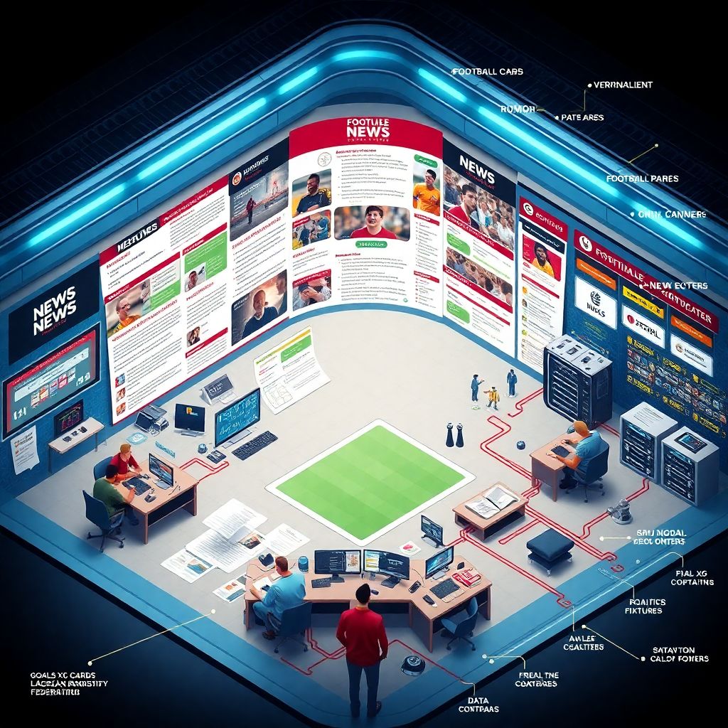 Как обновляются ленты новостей в футбольной индустрии онлайн и кто их формирует
