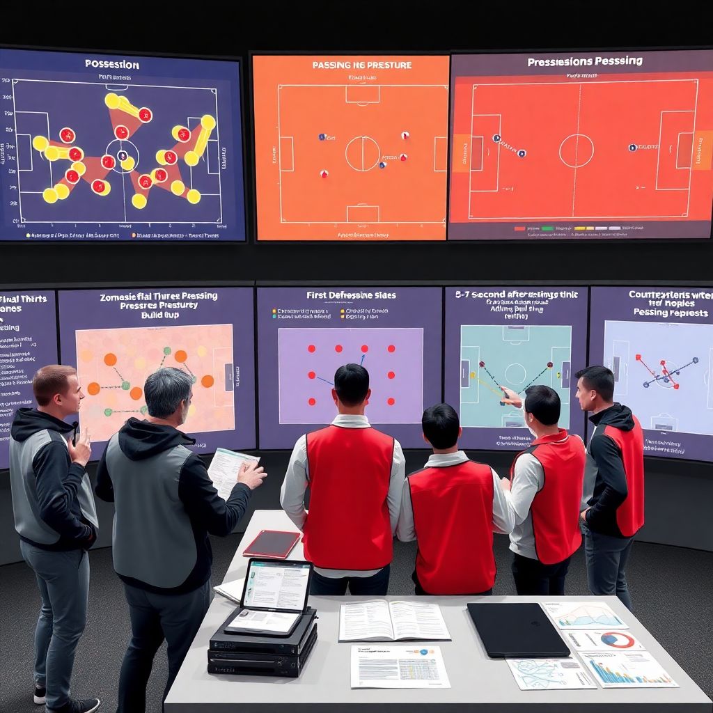Технический анализ матчевых ситуаций: владение, давление, контратака в футболе