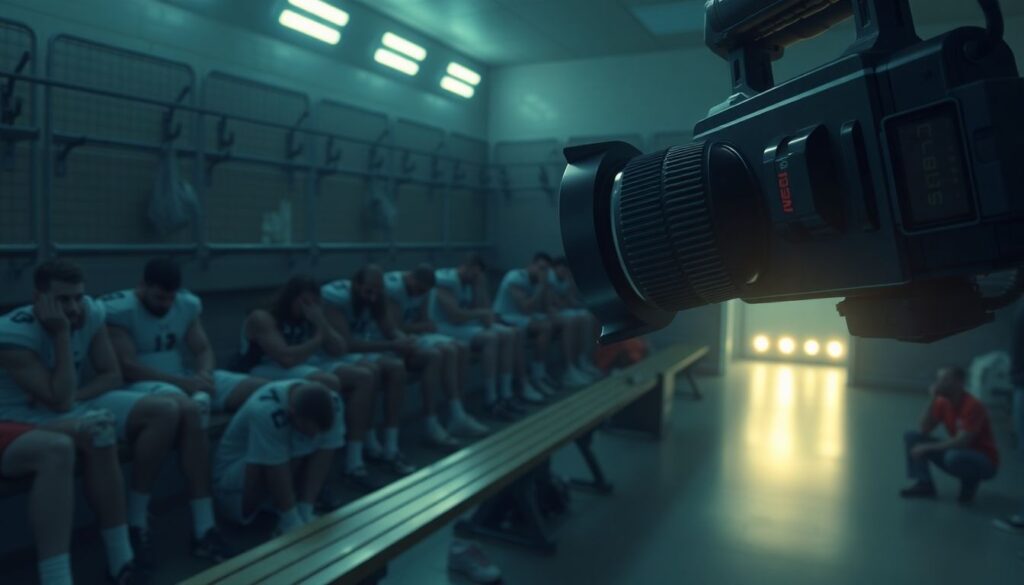 Кадры из раздевалки: атмосфера команд после матчей - иллюстрация