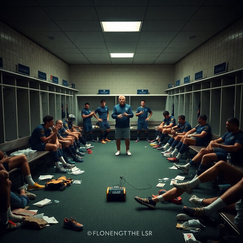 Кадры из раздевалки: атмосфера команд после матчей и эмоции игроков