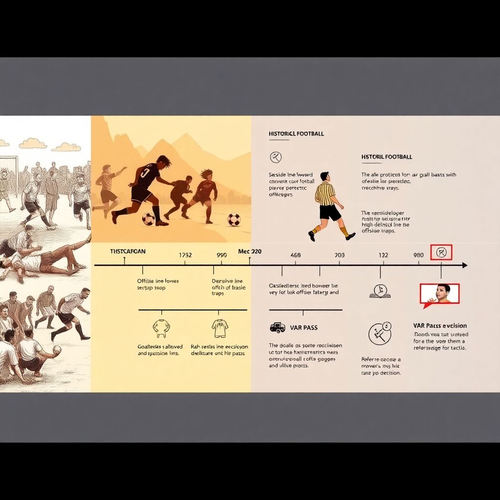 Эволюция правил футбола и их влияние на стиль игры и тактику команд