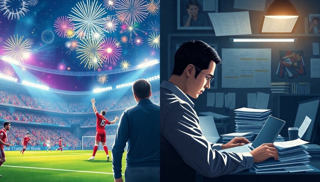 Профессии в футбольной индустрии помимо игроков - иллюстрация