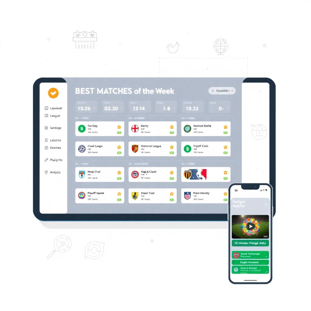 Подборки лучших матчей недели: самые зрелищные игры и ключевые моменты